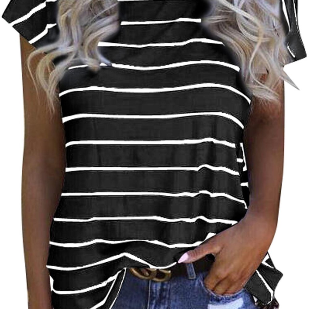 Leopard Open Back Tee - Picture 2 of 11